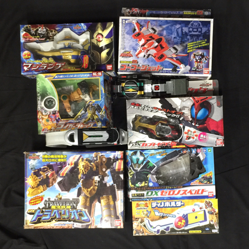 バンダイ DXカブトゼクター 他 魔法戦隊マジレンジャー DXカブトゼクタートラベリオン 等 まとめ セット